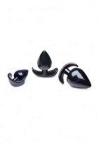 Triple Spades 3 Piece Anal Plug Set