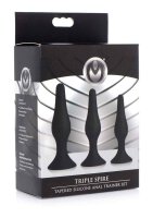 Master Series Triple Spire Tapered Silicone Anal Trainer...