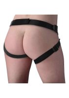 Charmed 7.5" Silicone Dildo with Harness - Flesh