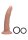 Strap U Charmed 7.5" Silicone Dildo with Harness - Flesh