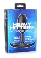 Premium Silicone Weighted Anal Plug - Medium 3,8 cm