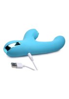 13X Silicone Pulsing & Vibrating Rabbit