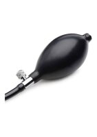 Master Series Ass-Pand Large Inflatable Silicone Anal Plug - Black