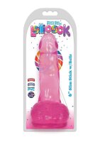 6 Inch Slim Stick with Balls Cherry Ice Pink