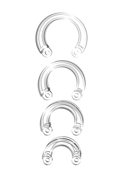Mancage Extra Large Ring Set Transparent
