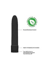 5,5" Vibrator Biodegradable Black