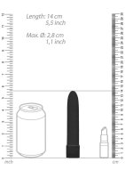 5,5" Vibrator Biodegradable Black