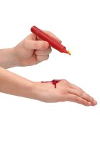 Shots kleine Teasing-Wachskerzen 4 Stück schwarz, rot, rosa, blau