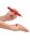 Shots large teasing wax candles 4 pieces black, red, pink, blue