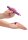 Shots large teasing wax candles 4 pieces black, red, pink, blue