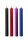 Shots large teasing wax candles 4 pieces black, red, pink, blue