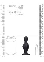 Magic Butt Plug Black 4 cm