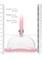 Vaginapumpe in Rosegold mit Kolbengriff