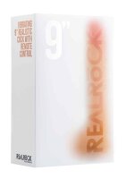 Vibrating Realistic Cock - 9" - With Scrotum - Skin