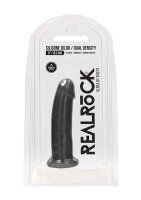 Silicone Dildo Without Balls - Black - 15,5 cm