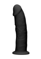 Silicone Dildo Without Balls - Black - 15,5 cm