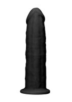 Silicone Dildo Without Balls - Black - 15,5 cm
