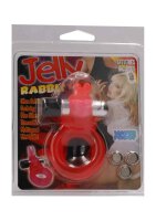 Jelly Rabbit Cockring Red