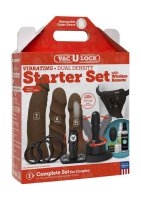 Vibrating Dual Density Starter Set - Chocolate
