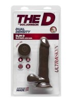 The D - Slim D - 6.5 Inch With Balls Ultraskyn - Chocolate