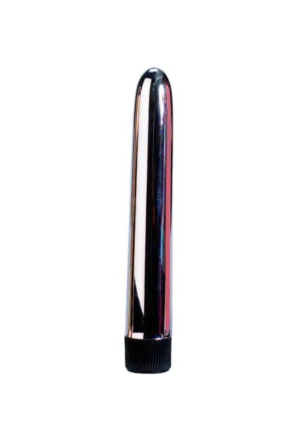 Sensuously Smooth Vibrator - 17cm - Silver