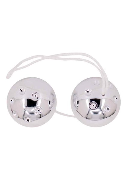 Metal Duo Balls - Silver