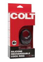 COLT® Silicone Rechargeable Cock Ring - Black