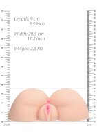 Self Lubrication "Doggy Style" Masturbator - Flesh