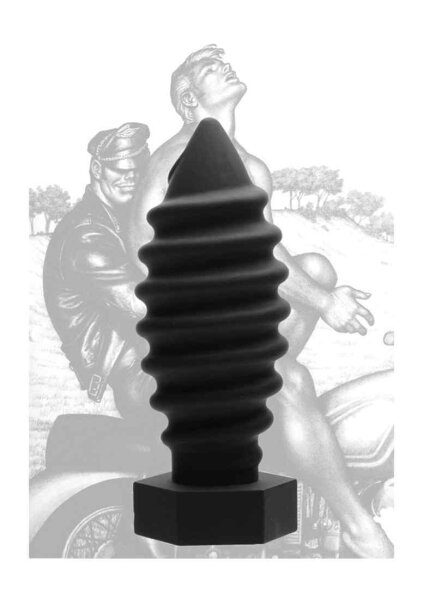 Screw U Anal Plug-Black 8,9 cm