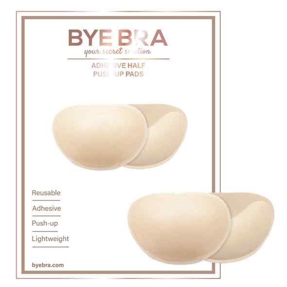 Bye Bra Adhesive Push-Up Pads Nude