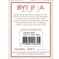 Bye Bra Breast Tape Roll & Silk Nipple Covers