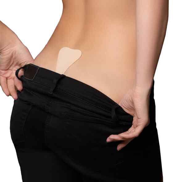 Bye Bra Adhesive Thong Natur One Size