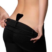 Bye Bra Adhesive Thong Black One Size