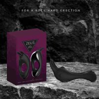 FeelzToys Zeus Dual Vibe Cock Ring Black