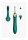 Zalo Bess Vibrator Turquoise Green