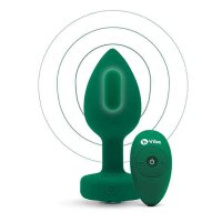 B-Vibe Vibrating Jewel Plug M/L Emerald