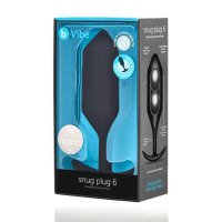 B-Vibe Snug Butt Plug 6 Black
