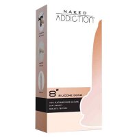 Naked Addiction Dual Density Dong 8 Inch Vanilla