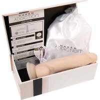 Naked Addiction Rotating & Vibrating Dong 8 Inch Vanilla