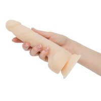 Naked Addiction Rotating & Vibrating Dong 8 Inch Vanilla