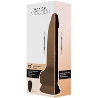 Naked Addiction Thrusting Dong with Remote 9 Inch Vanilla