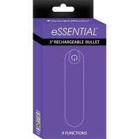 PowerBullet Essential Power Bullet Vibrator with Case 9 Functions Purple