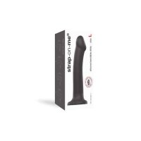 Strap-On-Me Semi-Realistic Dual Density Bendable Dildo Black L