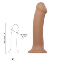Strap-On-Me Semi-Realistic Dual Density Bendable Dildo...