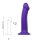 Strap-On-Me Semi-Realistic Dual Density Bendable Dildo Purple L