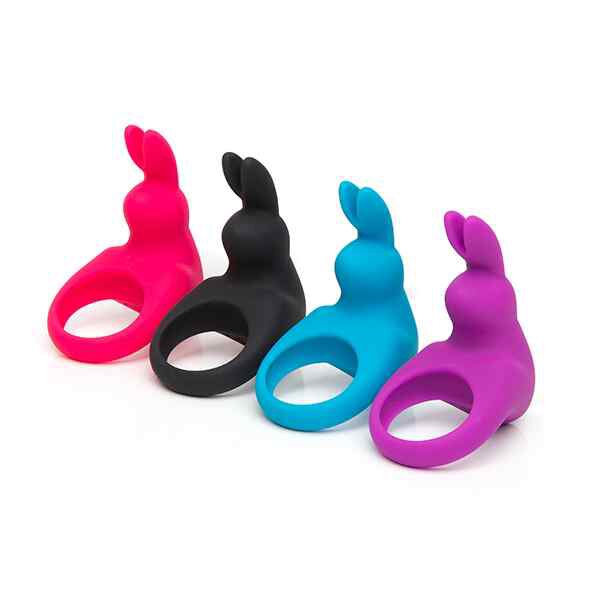 Happy Rabbit Rechargeable Vibrating Rabbit Cock Ring Purple